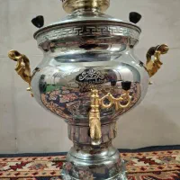 سماور گازی ۶ لیتری مدل‌ طاووس