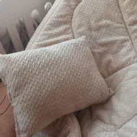 رو تختی نو پارچه خز وارداتی یک نفره