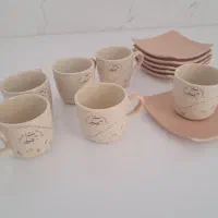 ست فنجان نسکافه رنگ