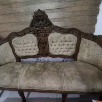 مبل 9 نفره سلطنتی چوب گردو «فرووش فوری»