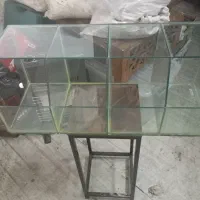 استند باکس شیشه ای جای ترشی و آجیل و شکلات