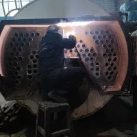 عوض کردن لوله و شبکه دیگ بخار و boiler بویلر d4