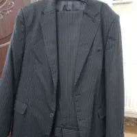 کت وشلوار مردانه با دوعدد شلوار