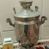 سماور 25 لیتری سنگین برنجی درحدنو فرش دستی ابریشم