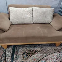 مبل دونفره چوب راش درحد نو