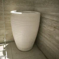 گلدان سفالی بزرگ تمیزنوومرتب