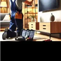 نصب آنتن ثابت و گردون و تلوزیون