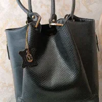کیف چرم مشکی