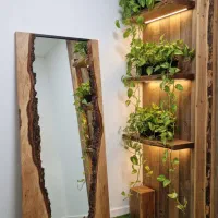 آینه روستیک  دفرمه حراج