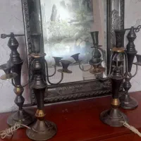 آینه و شمعدانی