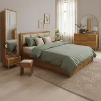 تخت خواب دو نفره مدل لیندا