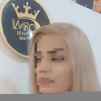 میکاپ شنیون و رنگ مو