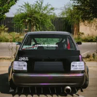 بادی کیت و باله پراید چراغ عقب کره ایی سفید