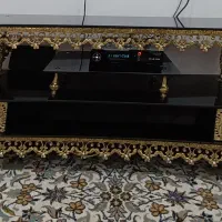 میز تلویزیون برنجی ۲۰میلیون در حد نو