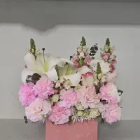 باکس گل صورتی مناسب جشن کد ۱۱۱۳ گلاریس