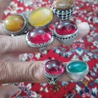 انگشتر همه درجه یک‌ کار دست و نگین معدن