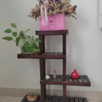 استند چوبی گل