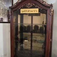 ویترین چوبی  منبت کاری دست