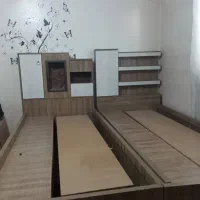 ۲ عدد تخت تک نفره باکس دار با قابلیت جدا شدن