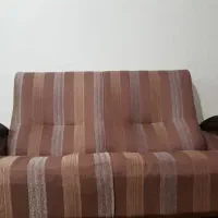 مبل هفت نفره راحتی دسته چوبی