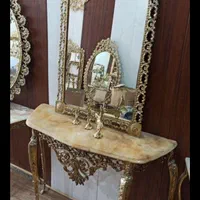 خریدار و فروشنده برنز بوفه آینه وشمعدان ساعت برنج