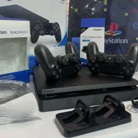 سونی اسلیم PS4 SLIM کیف پایه شارژ فول بازی درحدنو