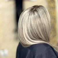 مدل رنگ و لایت و شنیون و کوتاهی مو و ابرو