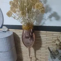 دوتاگل وگلدان بزرگ کریستال