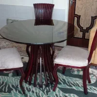 میز وصندلی 3نفره مخصوص جهیزیه