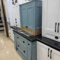 کابینت نئوکلاسیک رنگ طول پنج متر