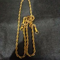 زنجیر استیل ژوپینگ مشابه طلا