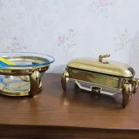 سوفله خوری خارجی قاشق و چنگال سینی لگن بستنی خوری