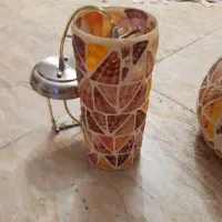 لوستر اشپزخونه صدف طبیعی