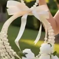 دسته گل عروس و گل آرایی تاج گل باکس گل آویز در