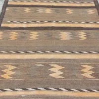 گلیم دستباف ۶ متری پشم شتر