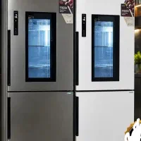 یخچال و فریزر مدل DD سه درب در انبار کارخانه