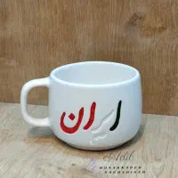 ماگ سرامیکی کنده کاری شده با دست