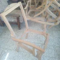 صندلی چوبی  خام