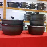 سرویس/قابلمه10پارچه/چدن/گرانیتKINGSILVERباارسال