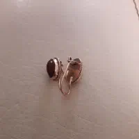 گوشواره عقیق طلای ۱۴عیار