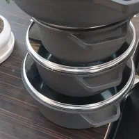 تولیدی قابلمه چدن هفت پارچه قیمت ۹۶۰۰ ارسال رایگان