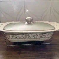 2عددظرف جای گوشت مرغ پایه دار