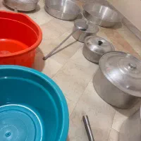 تعدادی قابلمه بزرگ و...|ظروف پختوپز|تهران, خلیج فارس|دیوار