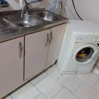 کابینت فلزی درب چوبی