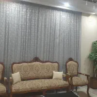 پرده تور طوسی کمرنگ