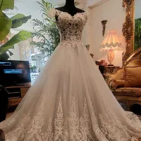 لباس عروس اروپایی دانتل