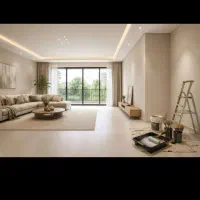 نقاشی و رنگکاری در و پنجره و کابینت