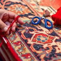 فرش ماشینی دستباف را