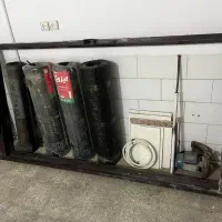 درب اکاردئونی و ۴ چوب در چوبی ورودی