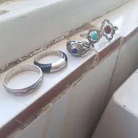 ۵ عدد انگشتر نقره